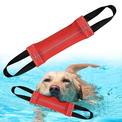 Floating Dog Toy for Pool, Medium & Large Dogs, Lightweight Interactive Tug of War, Fetch & Retrieving Water Toy for Beach, Dock Diving & Outdoor Training