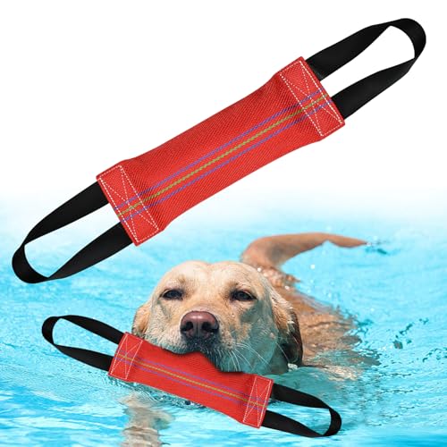 Floating Dog Toy for Pool, Medium & Large Dogs, Lightweight Interactive Tug of War, Fetch & Retrieving Water Toy for Beach, Dock Diving & Outdoor Training