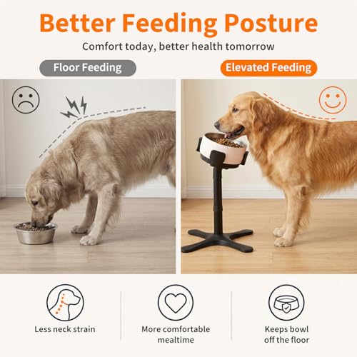 Dog Bowl Stand - This Stand Compatible with Stanley, Yeti, Coldest Dog Bowl, Meanwhile Ideal for Large, Medium, Small Breeds, Use to Elevate, Raise Pet Dishes, (Bowls not Included)