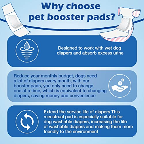 Dog Diaper Liners Booster Pads for Female and Male Dogs-80PCS, Super Absorbent Disposable Doggie Puppy Liners Period Pads Inserts for Most Dog Diapers, Pet Belly Bands and Male Wraps - size: XL-80Count