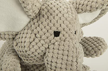goDog Checkers Elephant Squeaky Plush Dog Toy, Chew Guard Technology - Gray, Large (Pack of 6) - color: Checkers - Elephant (Gray), size: Large (Pack of 6)