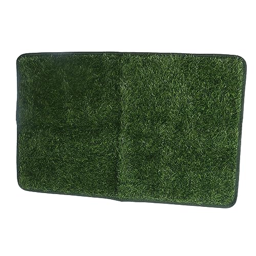 Zerodis Dog Training Potty Pad Tray with Replacement Grass, Pet Turf Toilet System for Dogs and Small Pets Litter Box