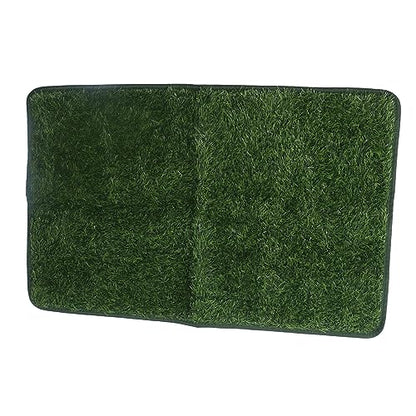 Zerodis Dog Training Potty Pad Tray with Replacement Grass, Pet Turf Toilet System for Dogs and Small Pets Litter Box