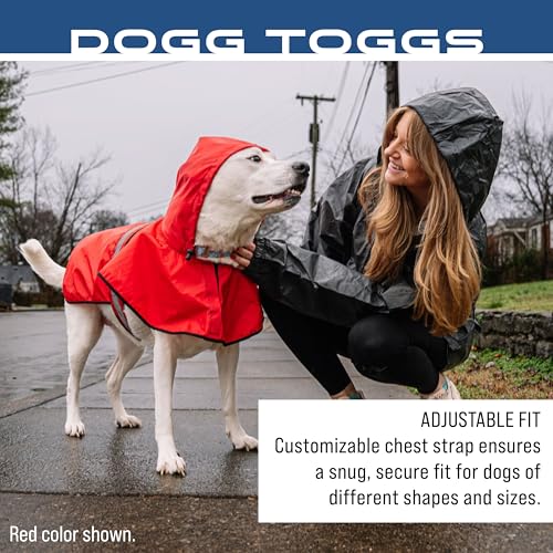 FROGG TOGGS Dogg Toggs Raincoat, Pink, Size LG - color: Pink, size: Large