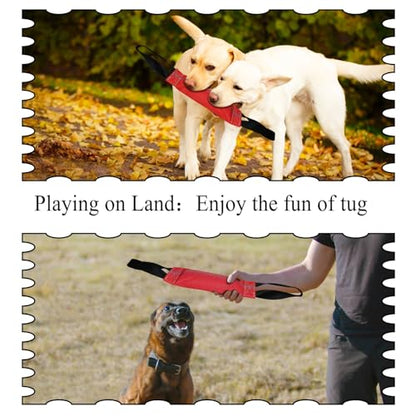 Floating Dog Toy for Pool, Medium & Large Dogs, Lightweight Interactive Tug of War, Fetch & Retrieving Water Toy for Beach, Dock Diving & Outdoor Training