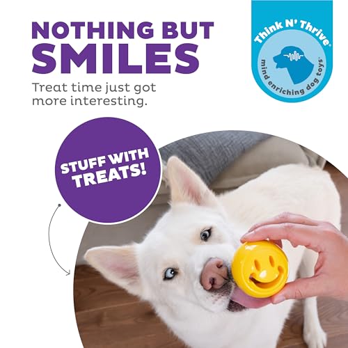 Outward Hound Nooks Happiness Interactive Durable Treat-Dispensing Dog Toy, Stuffable Puzzle Ball for Solo Play or Pair with Large Snoop, Mint-Scented, No BPA - color: Yellow Nook (Works with Large Snoop)