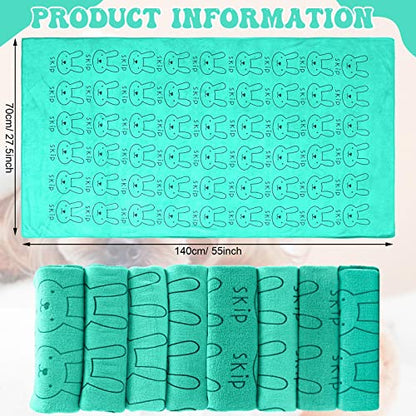 Peryiter 8 Pcs Dog Drying Towels Bulk 55'' x 28'' Pet Grooming Absorbent Microfiber Dog Bath Towels Quick Drying Puppy Bathing Towel for Small Medium Large Cats Pets Bathing Grooming(Cyan) - color: Cyan