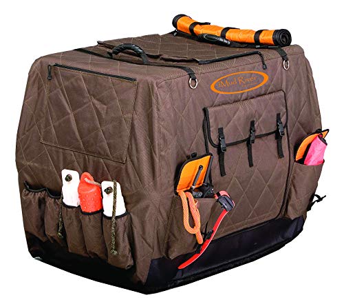 Mud River Dixie Kennel Cover, Brown, Medium - style: Medium (32″ x 23″ x 25″)