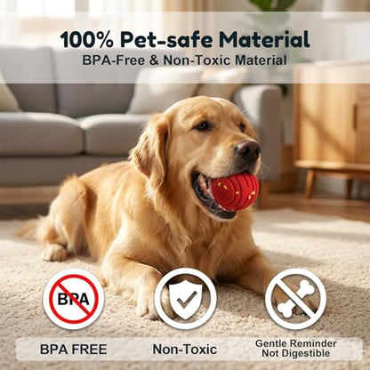 Interactive Dog Toys, Smart Interactive Dog Ball with 3 Modes, Auto-Moving&Bouncing, High-Resilience&Chew Resistant E-TPU Dog Ball, IPX6 Waterproof, Indoor&Outdoor Use, Rolling Ball Dogs - color: Basic