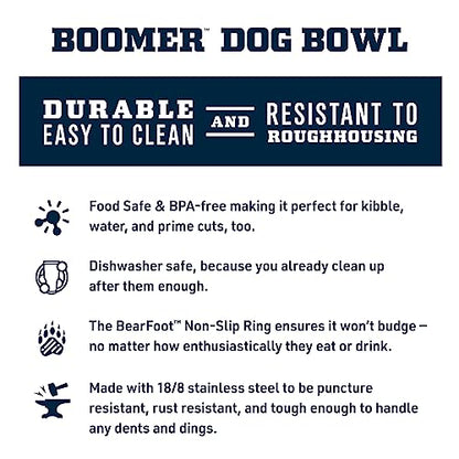YETI Boomer 8, Stainless Steel, Non-Slip Dog Bowl, Holds 64 Ounces - color: Cosmic Lilac