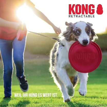 Alcott Kong Terrain Retractable Dog Leash, Medium, Grey, 16' Long. - color: Grey, size: Medium 16'