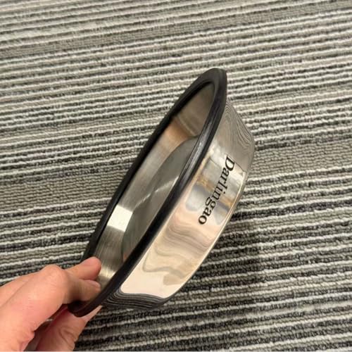 1 Pcs Stainless Steel Dog Bowls, Non-Slip Rubber Base, Heavy Duty Food and Water Bowls for Small, Medium Dogs & Cats, Dishwasher Safe, Rust Resistant, Anti-Skid Pet Feeder