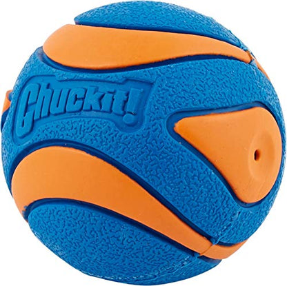 Chuckit! Ultra Squeaker Ball Dog Toy, Small (2 Inch) 2 Pack for Small Breeds - size: Small (2 Pack), style: Squeaker