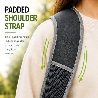 Dog Carrier Sling for Small Dogs Cats, Puppy Sling, Pet Sling Carrier for Walking Hiking Shopping Travel Public Transport, Breathable Puppy Carrier with Adjustable Strap Hands Free Pet Bag