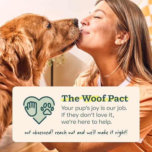 WOOF Walkabout - Enrichment Dog Toys Puzzle and Treat Dispenser - Adjustable Difficulty for Kibble and Treats - Durable Rubber - Easy to Clean - Large