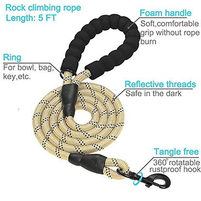 haapaw Martingale Dog Collar with Quick Release Buckle Reflective Dog Training Collars for Small Medium Large Dogs - color: Beige, size: L
