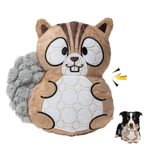 Bite Force -Durable & Strong Dog Toy Beaver with Squeaker, Kevlar-Reinforced for Aggressive Chewers for Small Medium Large Dogs - Gray. - color: Regular - Beavr