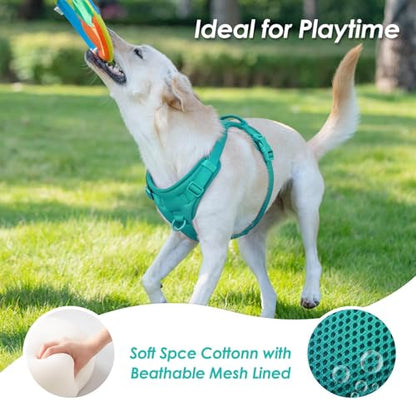 No Pull Dog Harness, Puppy Vest with Front Clip for Small Medium Large Sized Dog(MARRS Green,XL) - color: MARRS Green, size: XL(Neck:24.8-38.6", Chest:29.1-45.3")