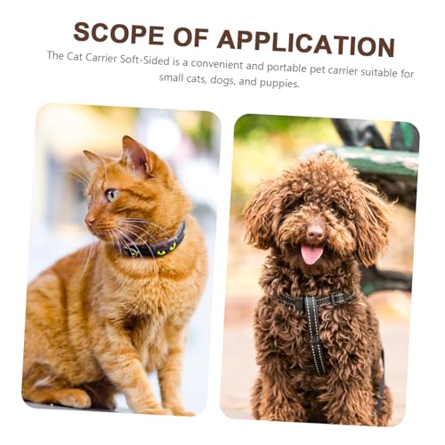 Cat Carrier Backpacks Top Loading Cat Carrier Soft Sided Mesh Pet Travel Bag