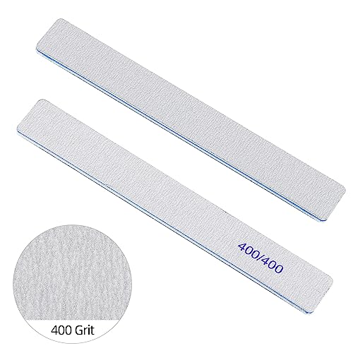 25 Count Nail Files 400/400 Grit, Fine Grit Nail Buffers for Buffing and Smoothing Natural Nails - size: 400/400 Grit(25 Count)