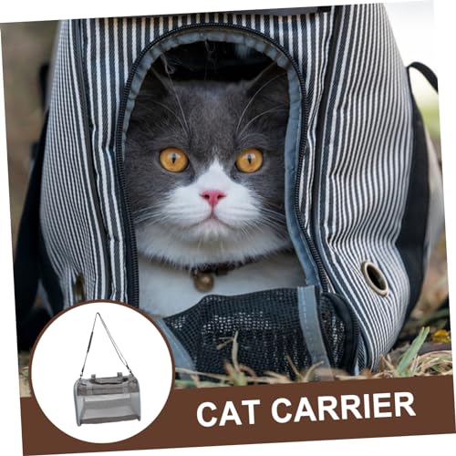 Cat Carrier Backpacks Top Loading Cat Carrier Soft Sided Mesh Pet Travel Bag