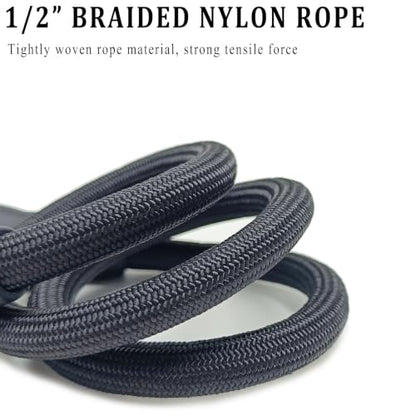 3FT Rope Leash for Medium Large Dogs, Comfortable Padded Handle Classic Dog Leash