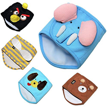 Dog Puppy Funny Diaper Belly Band Male Boy for Small Breeds (Blue Elephant, S - Waist 8" - 10") - size: S - Waist 8" - 10"
