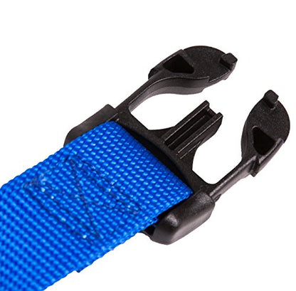 GOGO Pet Products 1-Inch Martingale Dog Collar, Large, Blue - color: Blue, size: Large (1" web width)