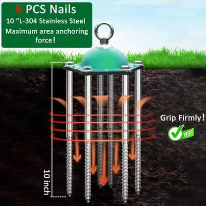 Catapamey Dog Tie Out Cable and Stake for Yard,with 2x20 FT Heavy Duty Cables(up to 200lbs),360° Swivel Dog Run Anchors- No Tangle,Ideal for Outdoor Camping - size: dog stake /2x20ft/200lbs