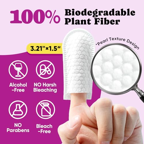 Pet Ear Cleaning Finger Wipes for Dogs & Cats - Dog Ear Cleaner with Aloe, Coconut Oil & Ginseng - Finger Dog Ear Wipes to Relieve Ear Itching, Infections, Wax & Smelly Ears - 50 Ct - Coconut Scent - color: 3.Ear-Coconut, size: 50 Ct