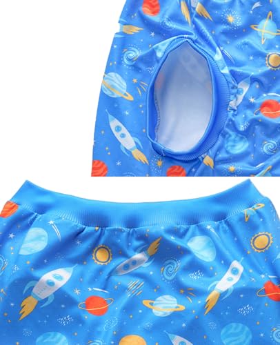 Pet Dog Blue Sleeveless T Shirts with Spacecraft Pattern Printed pet Clothes Soft Breathable Vest for Large Dogs X-Large, Bule - color: Blue, size: XL
