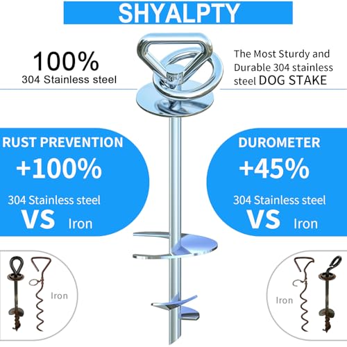 Dog tie Out Cable and Stake,with 45 ft Cable,360° Swivel Dog Runner for Yard,Dog Run Anchors for Large Dogs up to 150 lbs-Ideal for Outdoor Camping - size: dog stake+45ft cable