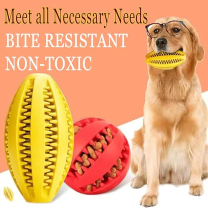 3 Pack Heavy Duty Dog Rope Toys for Breed Aggressive Chewers, Treat Balls and Dog Squeaky Toy for Puppies & Small Dogs
