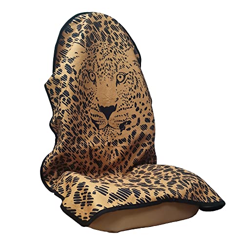 Car Seat Cover Protector Front Seats,for Gym Workout,Running,Swimming,Beach and Hiking,Waterproof Sweat Towel Bucket Seat Covers for Cars SUV Trucks (Leopard, 1Pcs) - color: Leopard, size: 1Pcs Front Seat Towel
