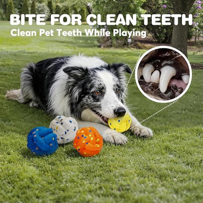 FOFOS Dog Balls for Aggressive Chewers, Durable Bouncy ETPU Dog Toys, Lightweight Floating Interactive Fetch Balls for Large Medium Small Dogs, Ideal for Outdoor Training