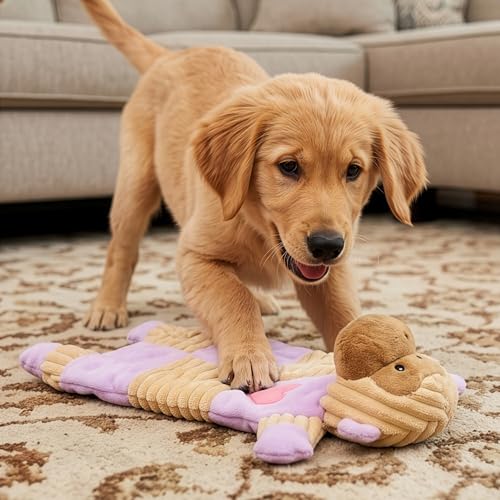 SPOT Soothers Crinkle Paper Dog Toy - 13in Stuffing-Free Calming Plush with Crinkle, Lavender Scent & Squeaker, Anxiety Relief for Dogs - 1 of 3 Animal Designs, Sent at Random