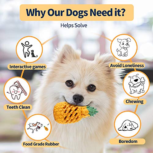 Teething Chew Toys for Puppy Small Dogs, Interactive Dog Toys to Keep Them Busy Puppies Tough Dog Dental Clean Toys - size: Small 4.3IN