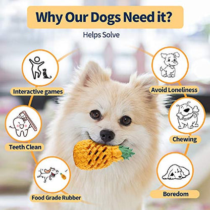 Teething Chew Toys for Puppy Small Dogs, Interactive Dog Toys to Keep Them Busy Puppies Tough Dog Dental Clean Toys - size: Small 4.3IN