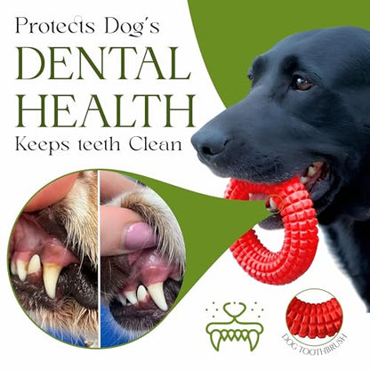 Dog Chew Toys for Aggressive Chewers - Chew Ring Interactive Medium Large Dog Puzzle Toys, Dog Chew Enrichment Toys for Boredom and Brain Stimulating Game Keeps Them Engaged