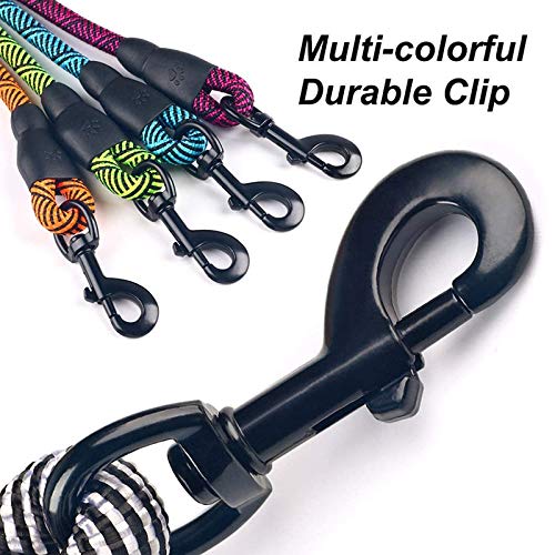 Heavy Duty Dog Leash Rope Comfortable Padded Handle Reflective Pet Leashes For Medium Large Dogs Walking Training Hiking White