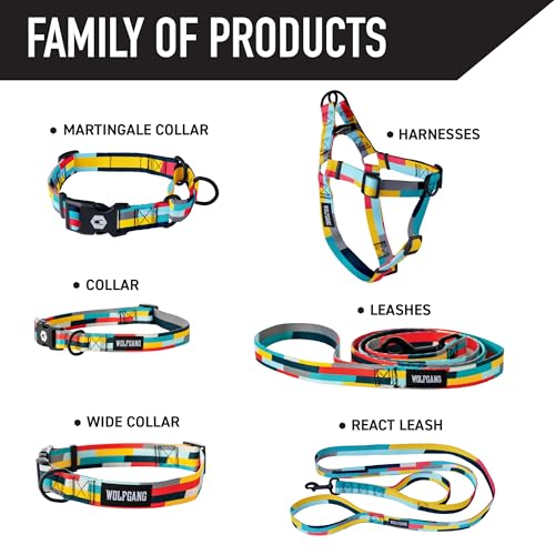 Wolfgang Heavy Duty, Adjustable Dog Collar with Quick Release Nylon Buckle for Walking & Training, Mixtape Print, Small - color: MixTape Print, size: Small (5/8 Inch x 8-12 Inch)