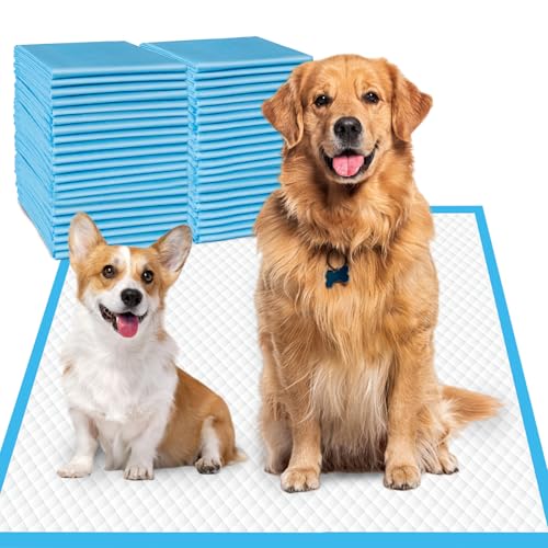 DEEP DEAR Dog Pads Extra Large 30"x36", 30-Count XXL Puppy Pads, Super Absorbent Pee Pads for Dogs, Disposable Bed Pads for Doggies, Puppies, Thicker X-Large Incontinence Pads for Dogs, Cats, Rabbits - size: Regular XXL: 30"x36"-30 Ct
