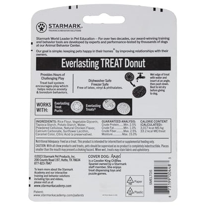 Starmark Everlasting Treat Donut Toy for Small Dogs - color: Pink, size: Small