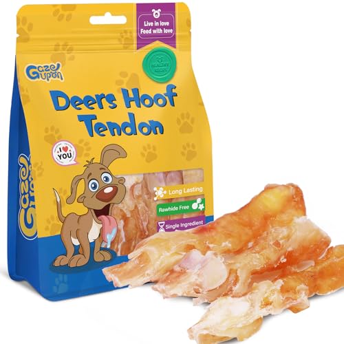 gazeupon Dog Treats, Deer's Hoof Tendon, Dog Chews Long Lasting, Natural Training Rewards - size: 4.6 Ounce (Pack of 1)