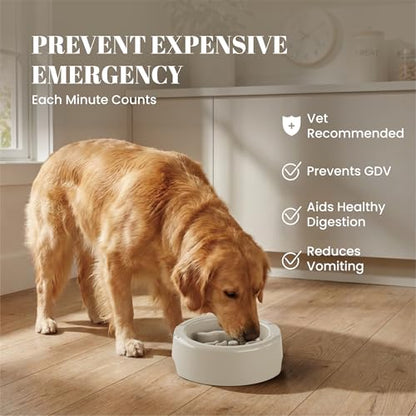 AVERYDAY 3 Pack Slow Feeder Dog Bowl Set, Two Weighted Maze Insert Bowls, Anti-Slip Changeable Puzzle Feeding Bowl for Wet Dry & Raw Dog Food, Slow Eating Deep Pet Food Dish for Medium & Large Breeds - color: Cosmic Graphite