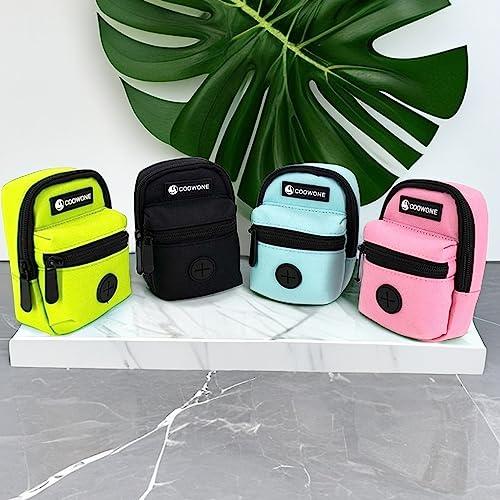 Dog Treat Pouch Dog Poop Bag Holder for Leashes, Pets Snack Container With Inner Small Bag, Puppy Supplies Perfect for Training and Walking - color: Pink 2