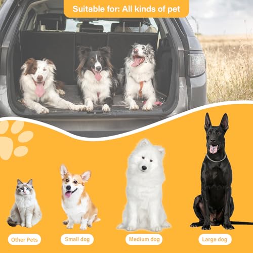 Dog Seat Belt Retractable Dog Car Harness 2 Pack Adjustable Elastic Bungee Buffer Heavy Duty & Durable & 360 Degree Swivel. - color: Black-2Pack, size: 2Pack