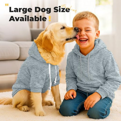PETCARE Basic Dog Hoodie Sweaters for Small Medium Large Dogs Cats Puppy Clothes Soft Warm Fleece Dog Hoodies Sweatshirt with Small Pockets Fall Winter Chihuahua Dachshund Golden Retriever Outfits - color: Grey, size: S(Suggest 1-3 lbs)