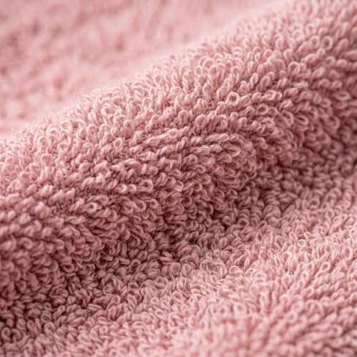 DAN RIVER Dog Towel - Pack of 1, 100% Cotton, 20x40, Ultra Soft 450 GSM, Super Absorbent & Quick Drying Towel for Dogs, Cats, and Other Pets, Dusty Rose. - color: Dusty Rose-bffs