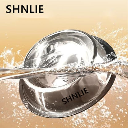 Pet Feeding and Drinking Bowls, Heavy-Duty Stainless Steel Dog Bowl – Non-Slip, Rust-Proof, 7inch